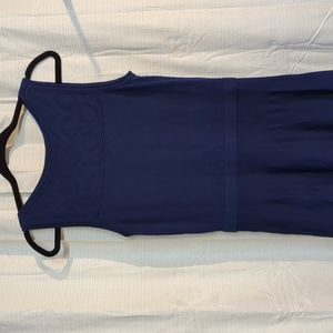 Ann Taylor Sleeveless Knit Dress, S, Dark Blue